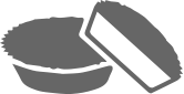 Graphic of peanut butter and chocolate cups